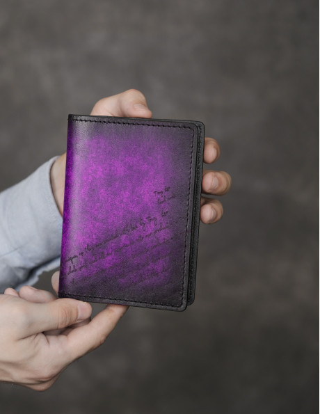 Обложка для паспорта Milano Purple
