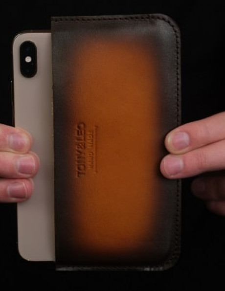 Чехол-кармашек для телефона Monza Crast Orange
