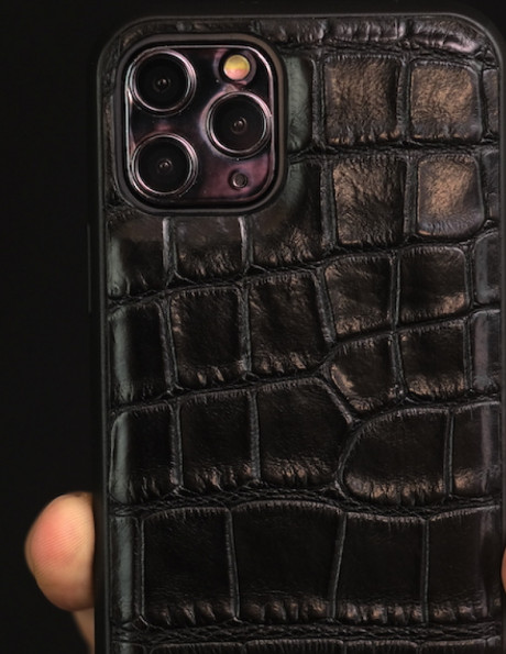 Чехол-накладка для телефона Tivoli Crocodile Black