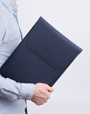  Чехол для Macbook синий  Soft Classic Vertical 