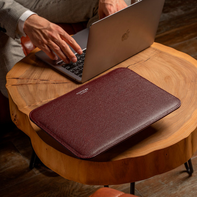 Чехол для MacBook Pro/Air 13, горизонтальный, бордовый